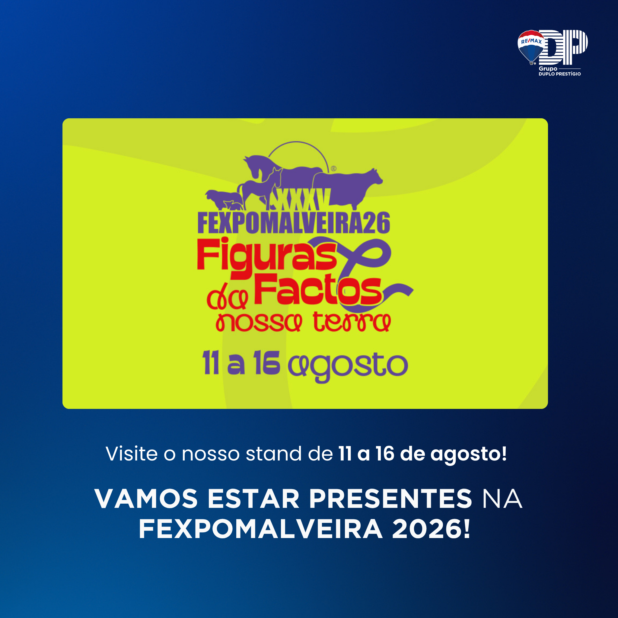 Visite-nos na FexpoMalveira 2026!